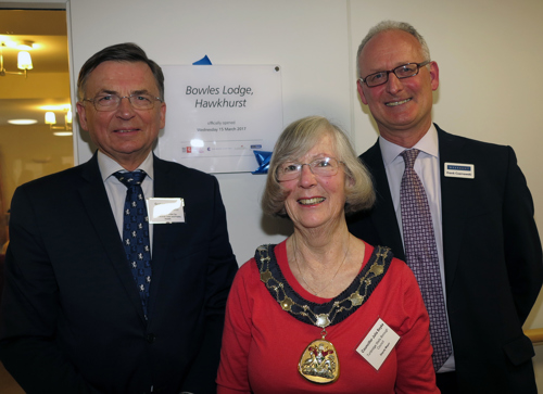 VIPs at the Bowles Lodge opening