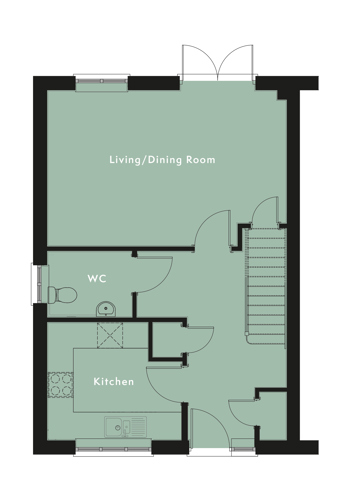 ground floor plan oakley grange