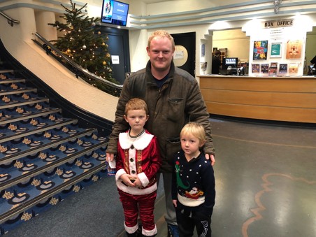 Family at the Panto