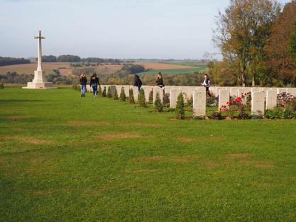 War cemetary in France