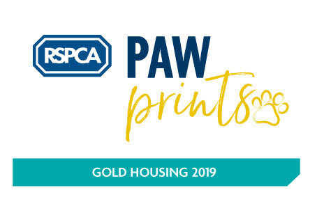 RSPCA Paw Prints Gold 2019 logo