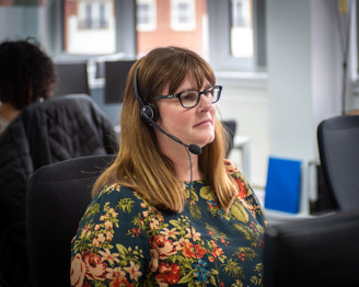 Beki, one of West Kent's customer services advisors