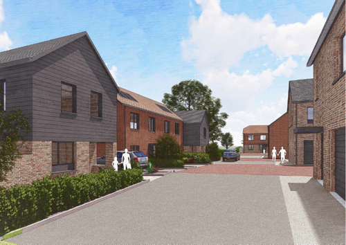 CGI of new homes