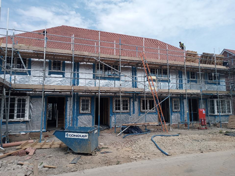 The homes being built at Walmer