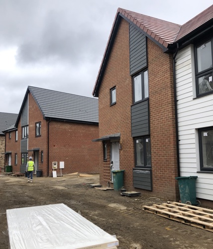 New homes at Oare Lakes, Faversham