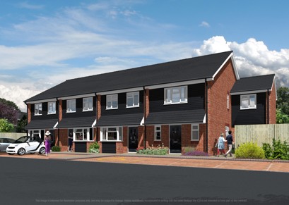 Image of new development in Swanley