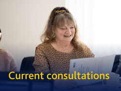 Photo of a West Kent resident reading through paperwork